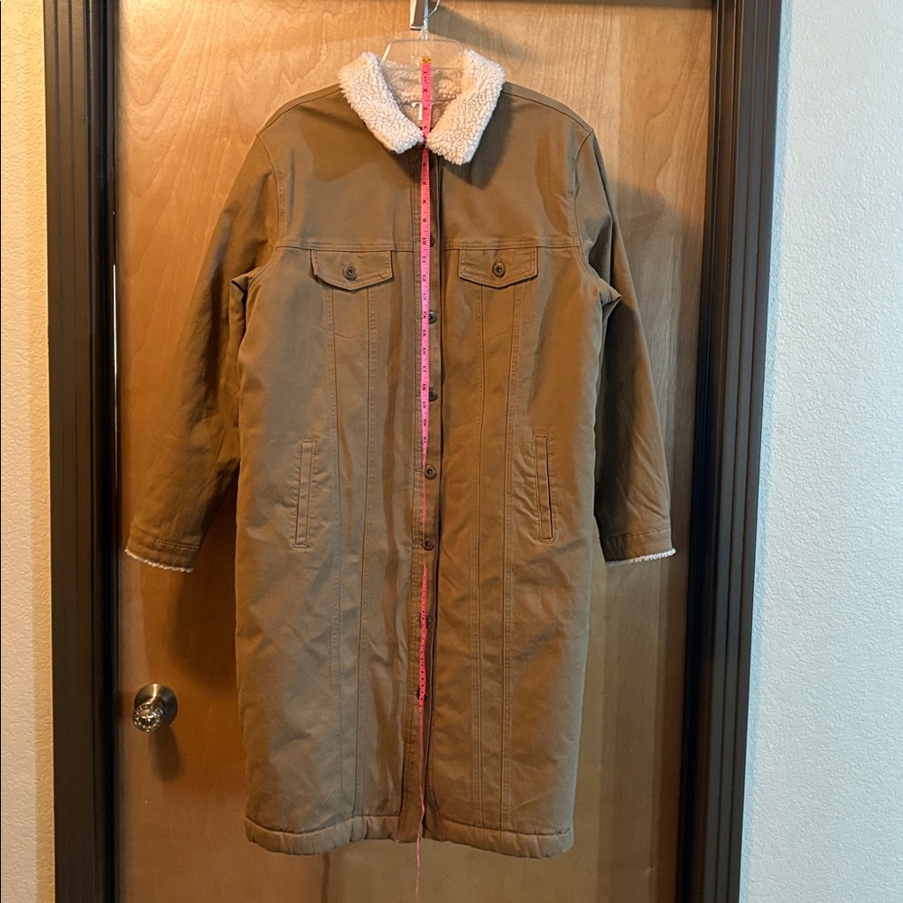 Tribal Long Duster with Sherpa Lining - Picture 15 of 16